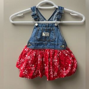 Oshkosh B’gosh Denim Overall Western Dress
